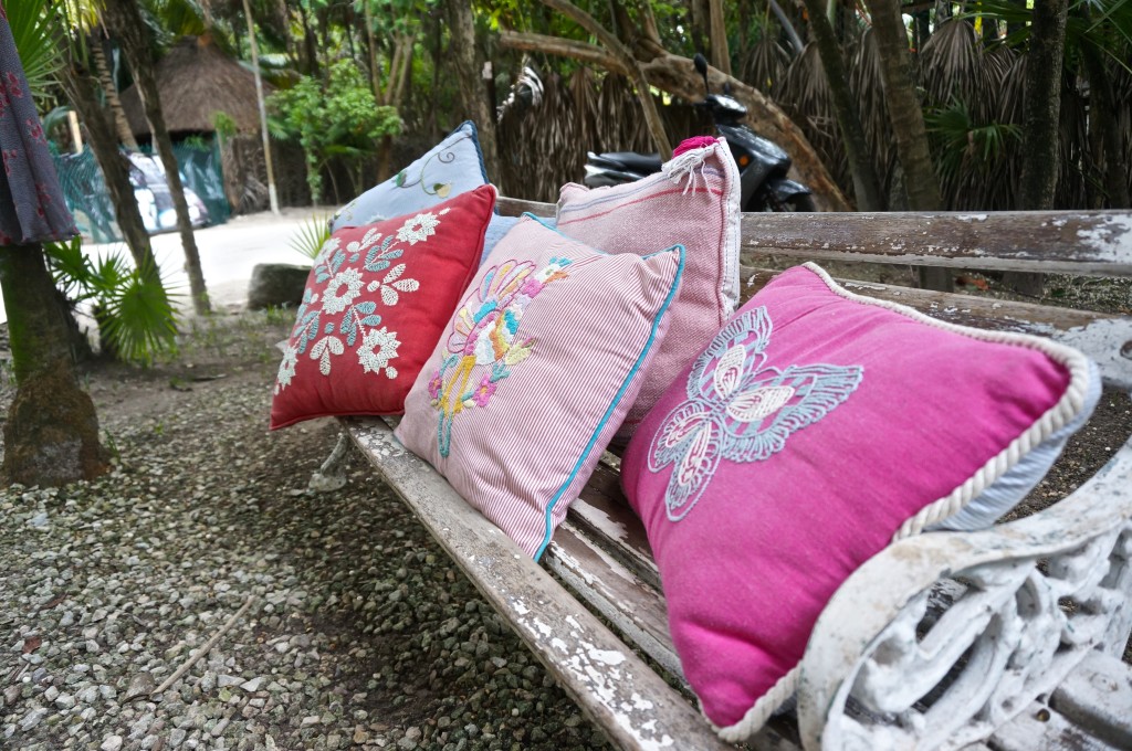 embroidered pillows mexico tulum best shopping top souvenir