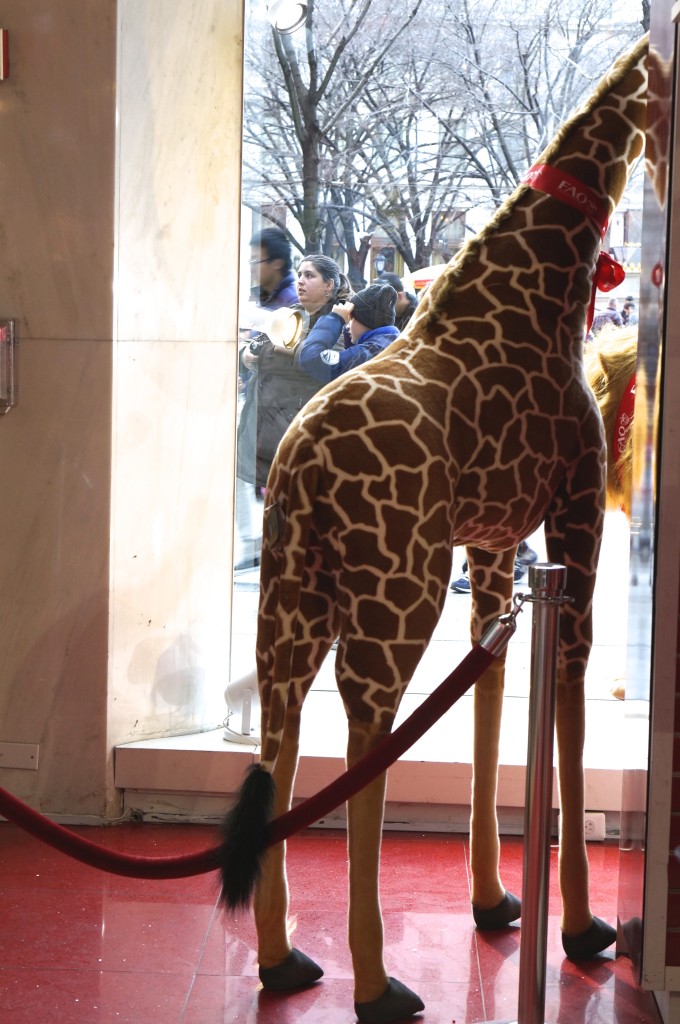 life size plush giraffe