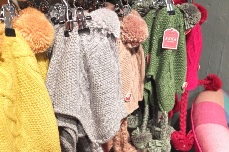 Shopping Avoca in Dublin– Candy-colored woolens from one of the world’s oldest mills