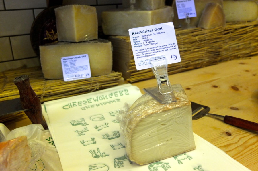 Sheridans cheese dublin exclusive ireland cheese goat knockdrinna