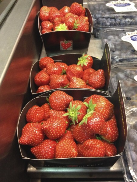 souvenir shopping fallon byrne dublin strawberries