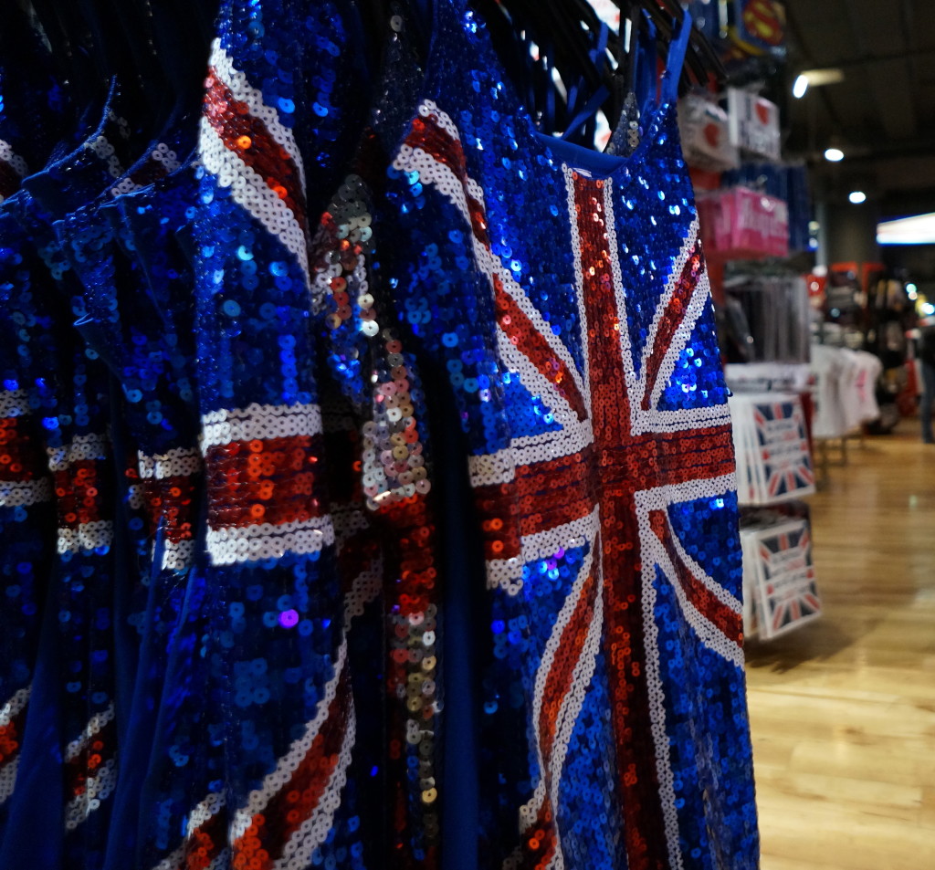  london unique gift souvenir tank top sparkly dressy british flag
