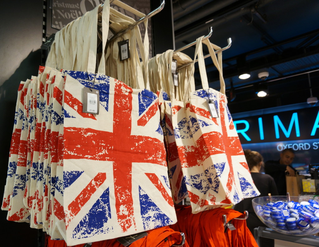 gift london primark souvenir british flag tote