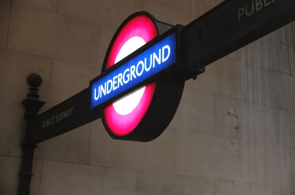 London underground sign london tube sign