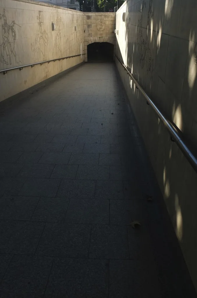 london underground passage way london tube