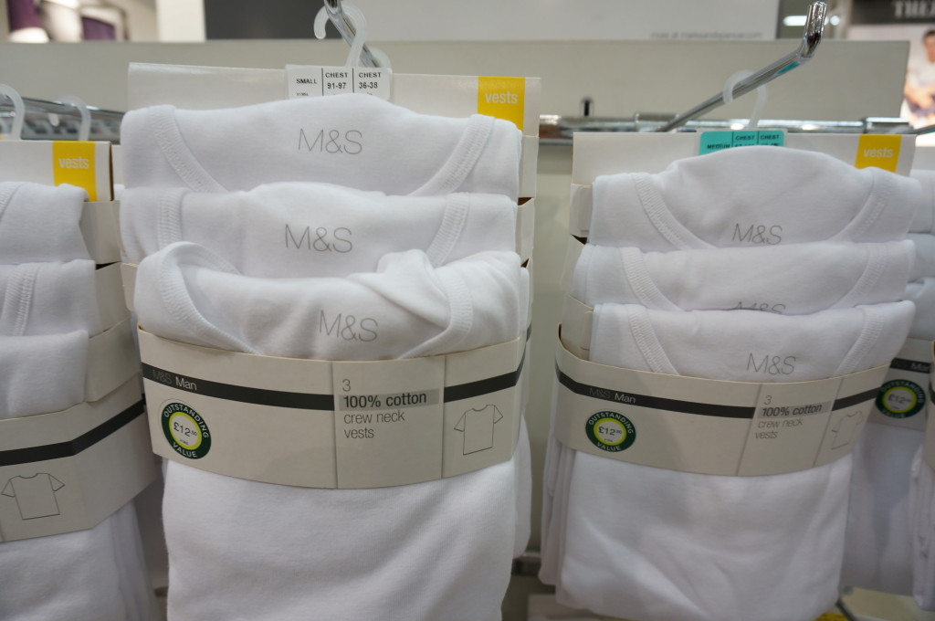 Marks and spencer men's undershirts