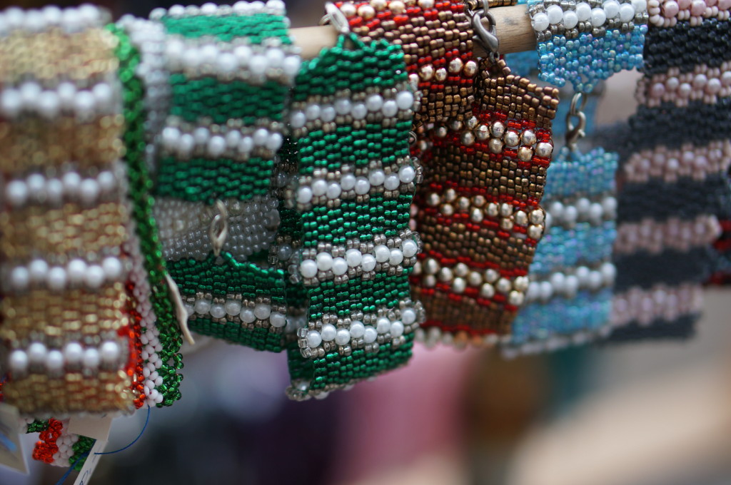 budapest christmas market souvenir hungarian  handmade craft Hand beaded bracelets 