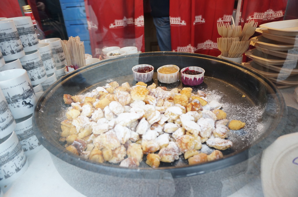 Kaiserschmarrem Schoenbrunn Christmas Market, Vienna.