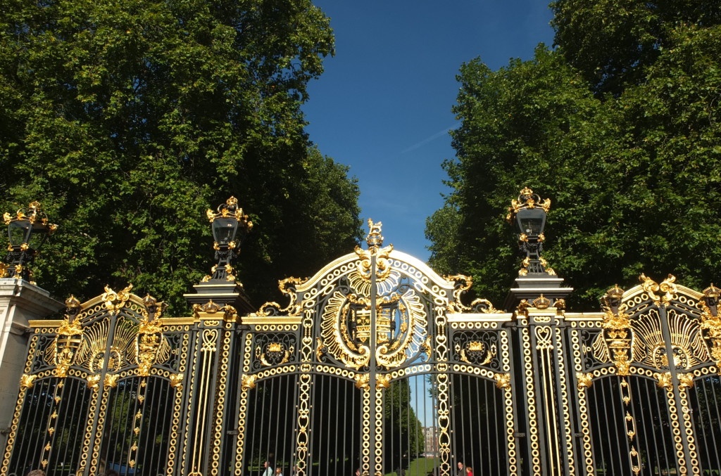Buckingham Palace's gates London