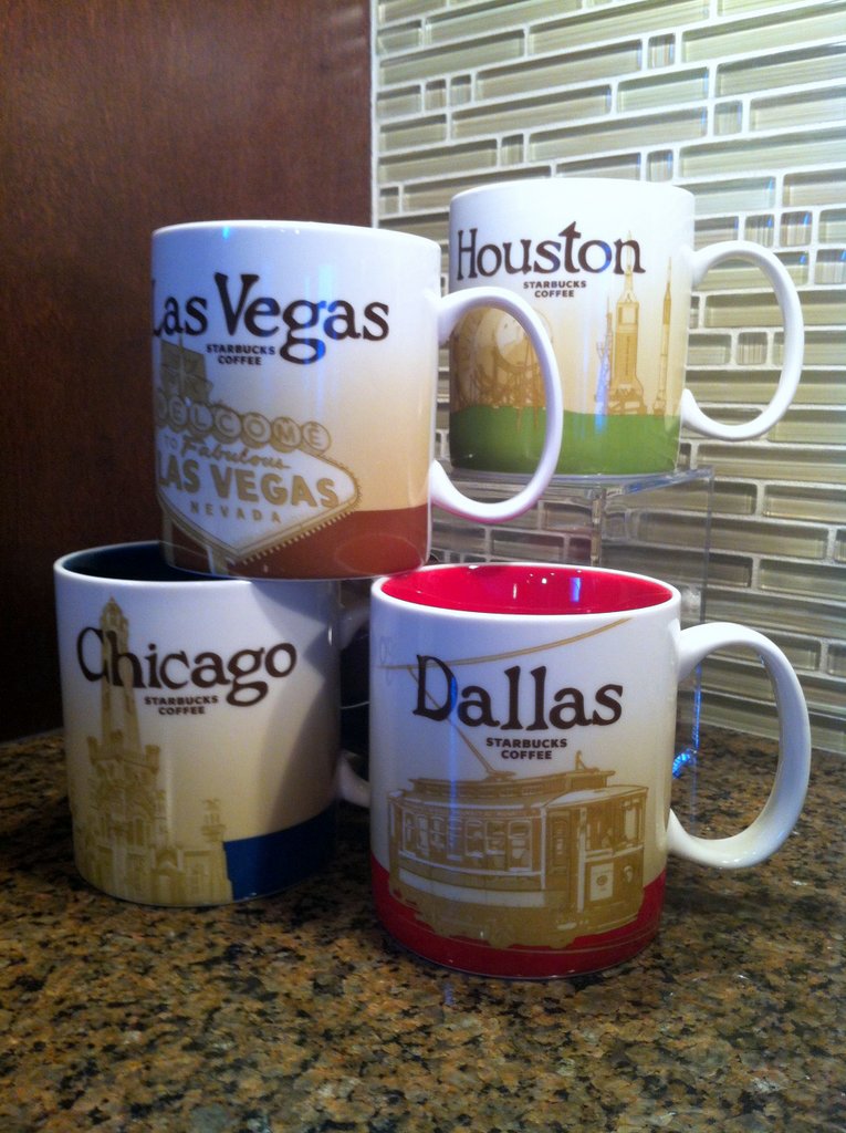 Starbucks City Mug Souvenirs: Traveling the World over Morning