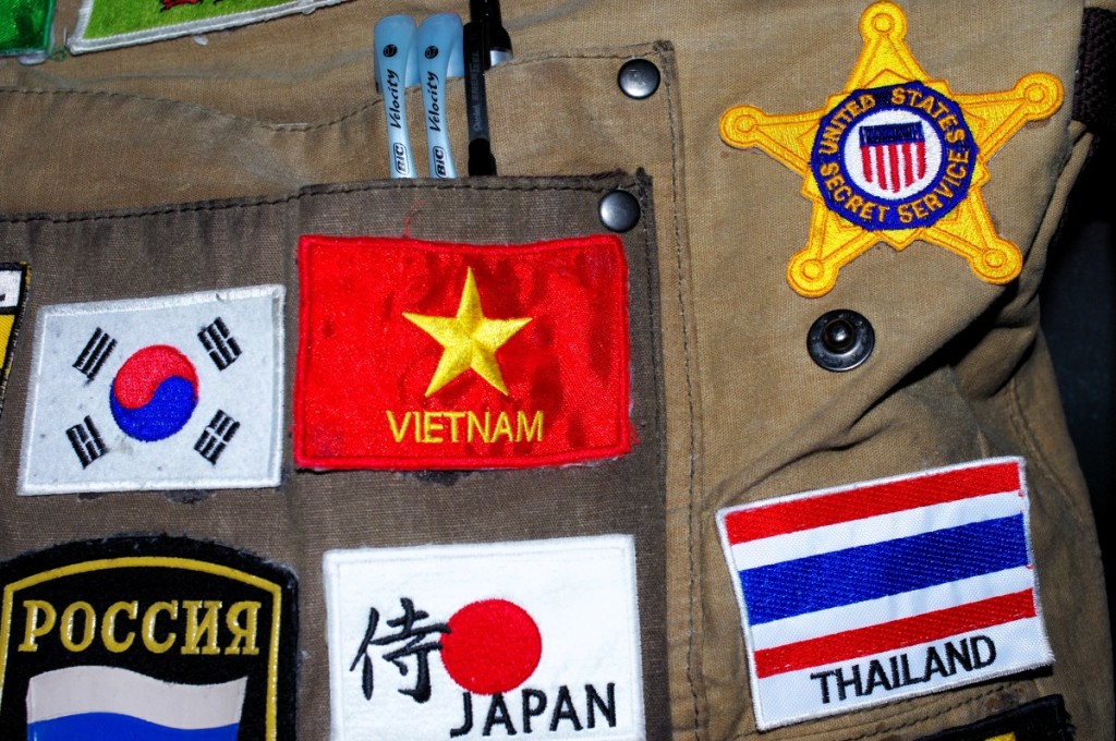 souvenir patch badge vietnam thailand japan secret service russia