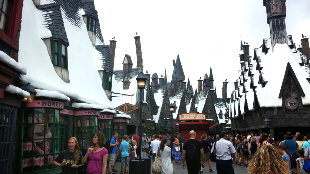 Hogsmeade village in the Wizarding World of Harry Potter in