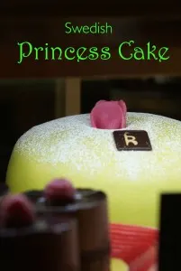 Princess cake Sweden green
