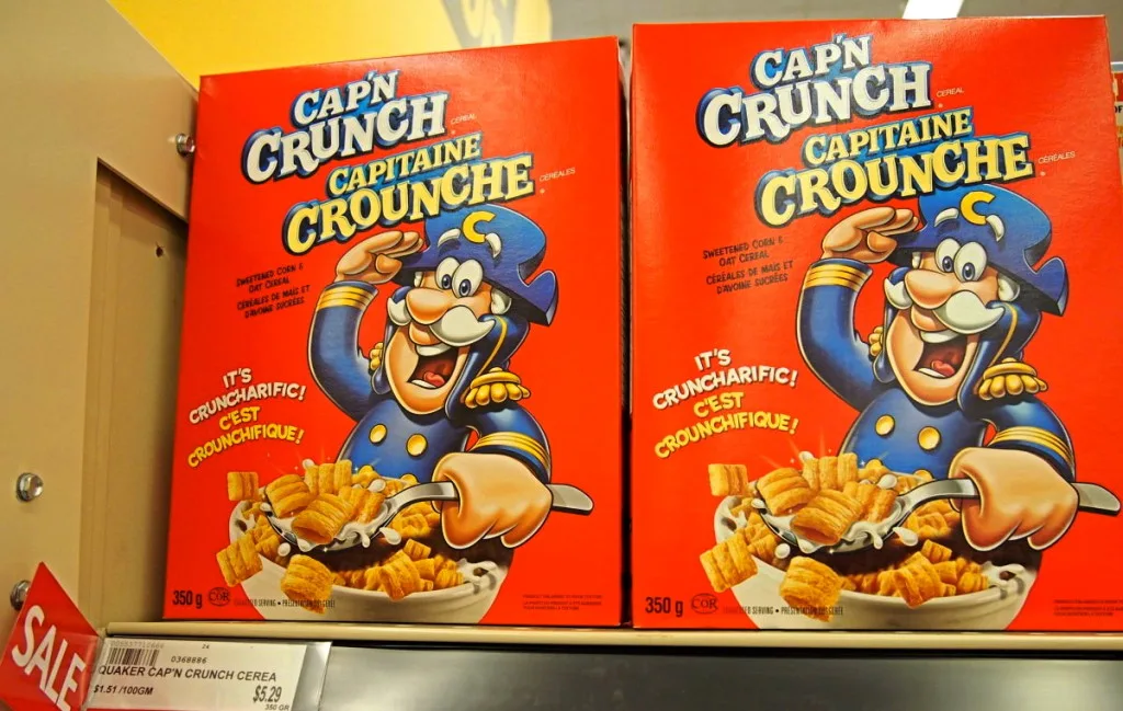 canada food souvenir Cap'n Crunch