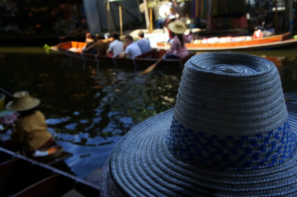 thai souvenir conical hat
