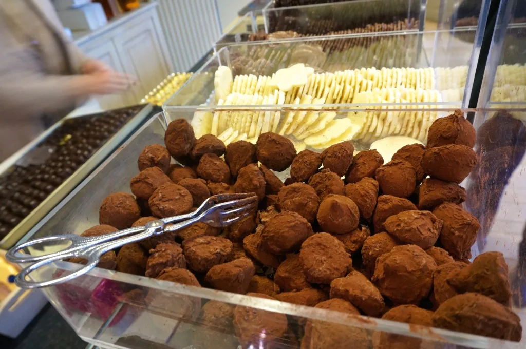 Belgian chocolate truffles Brussels souvenir