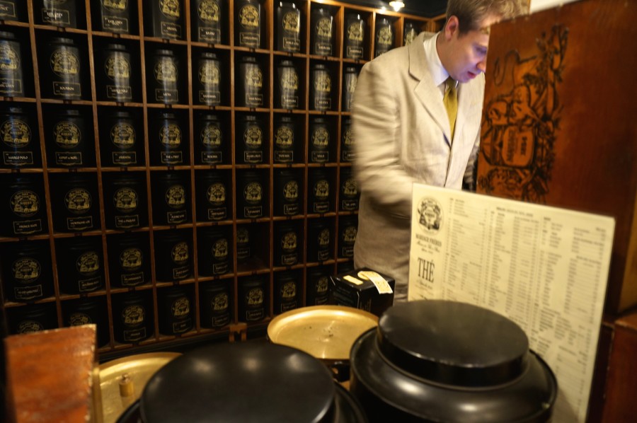 Inside Mariage Freres, Paris in 2023  Tea shop, Tea display, Safe cleaning  products