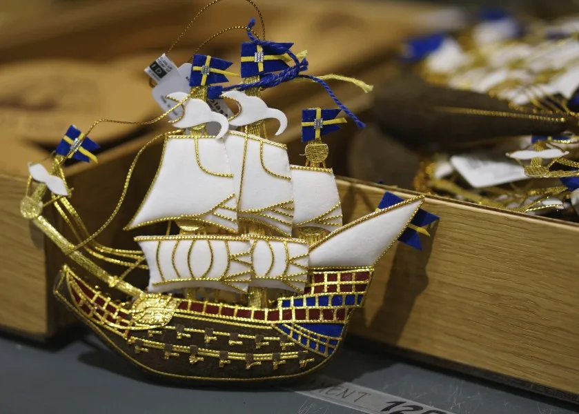 vasa ship christmas ornament souvenir shop