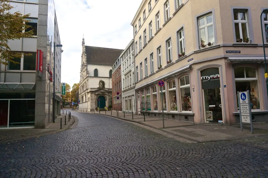 aachen germany streets historic center