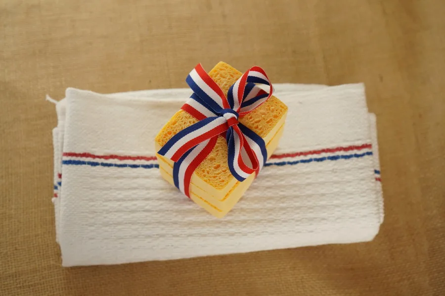 french sponge dish towel DIY gift souvenir france