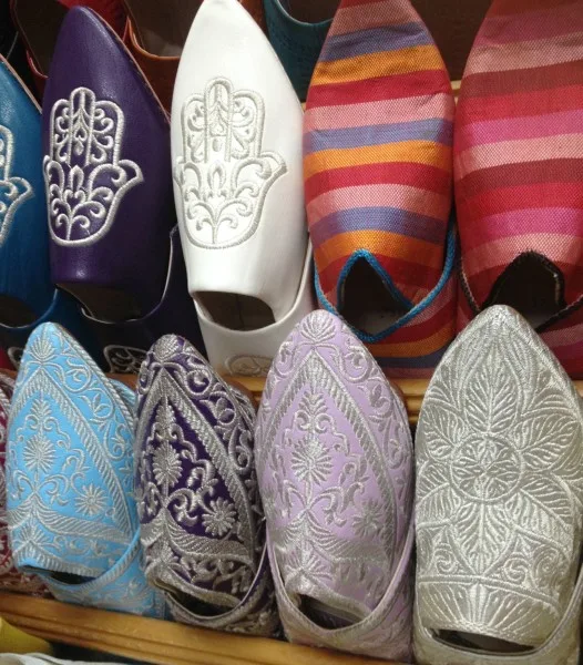 morocco Marrakech souvenirs Slippers best souks