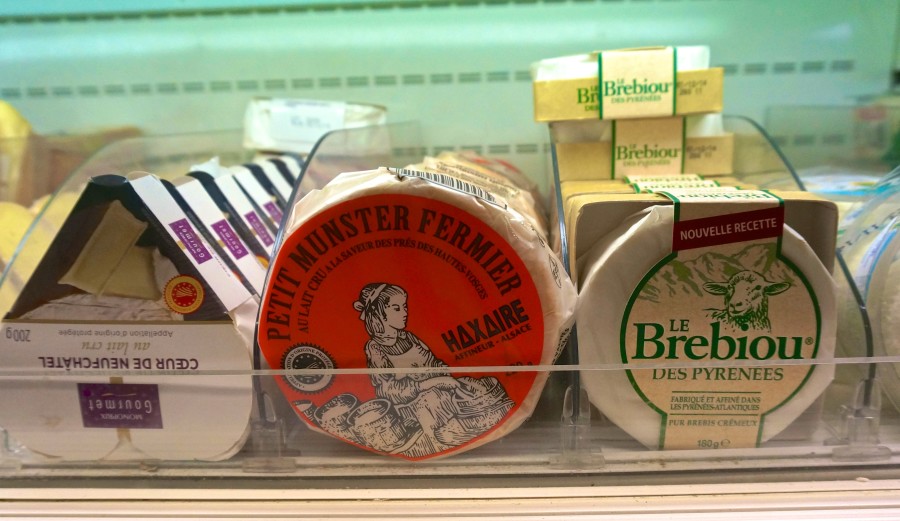 French Supermarket Souvenir Monoprix Cheese