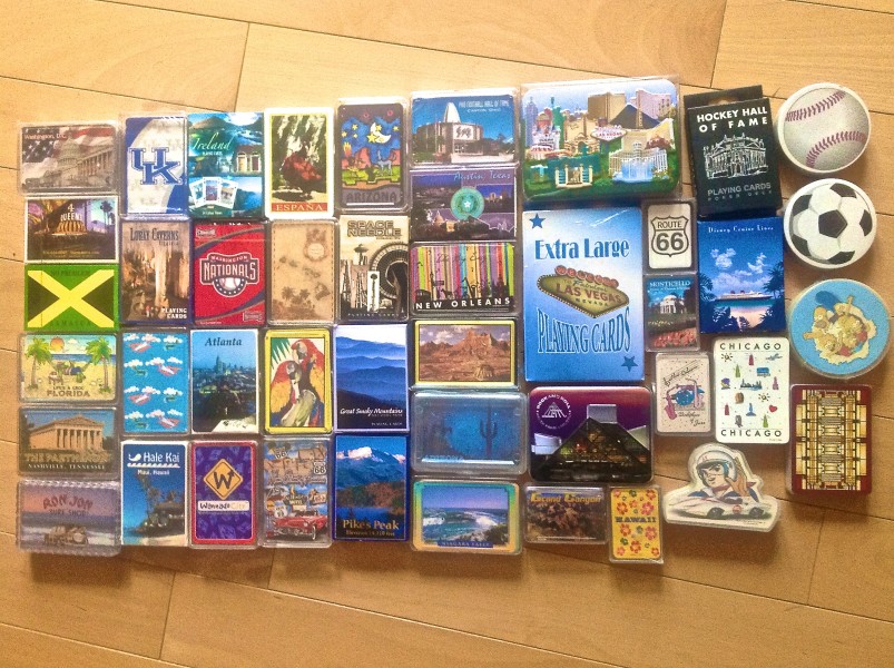 Travelers Souvenir Playing Cards 4 Deck Pack Florida