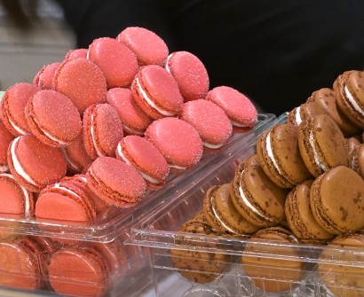 Pink Macarons From Laduree Paris