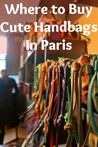 Shopping Paris for cute, inexpensive handbags in the Marais district-- we found the perfect shop for crossbody and other handbags perfect for travel.