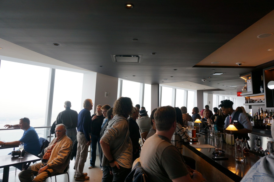 views from bar at one world trade center observatory one mix nyc new york manhatan