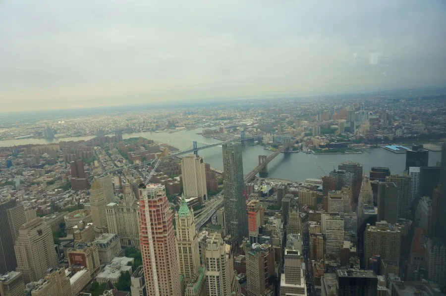 one word trade center observatory views 360 nyc new york new brooklyn bridge manhattan