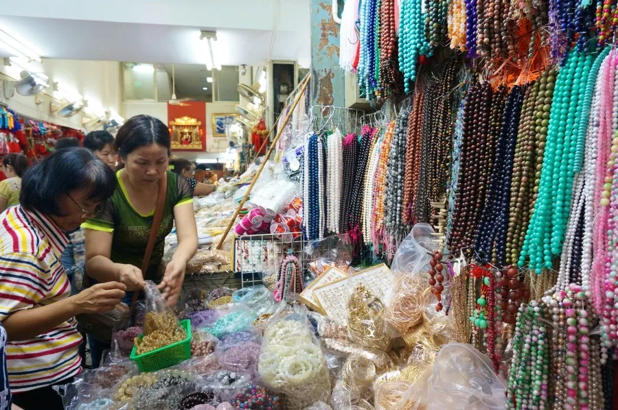 string beads chinatown bangkok
