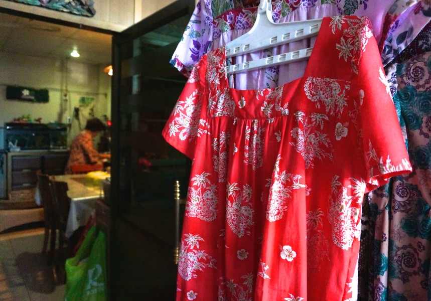 thai clothes from market trang