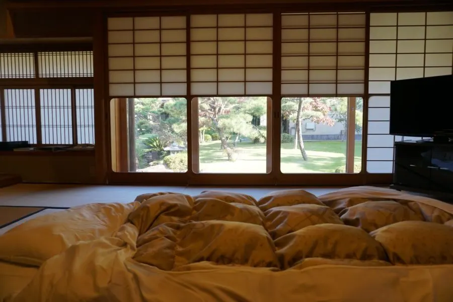 japanese futon bed traditional ryokan