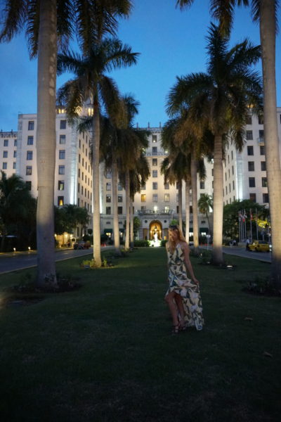 Hotel Nacional Havana Cuba front palm trees dress what to wear pack