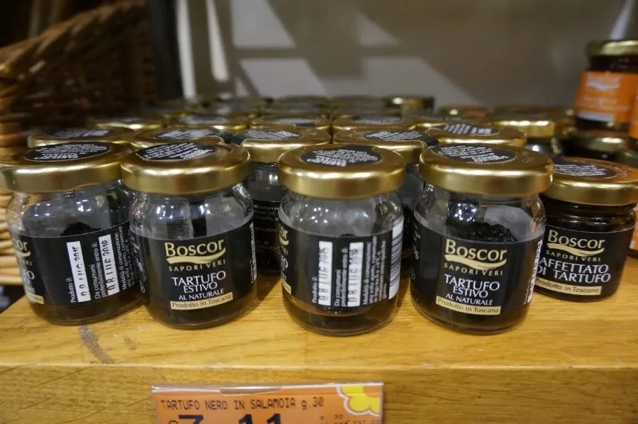 jarred italian black truffles.