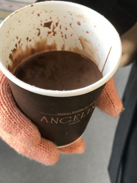 Angelina hot chocolate photo drinking paris