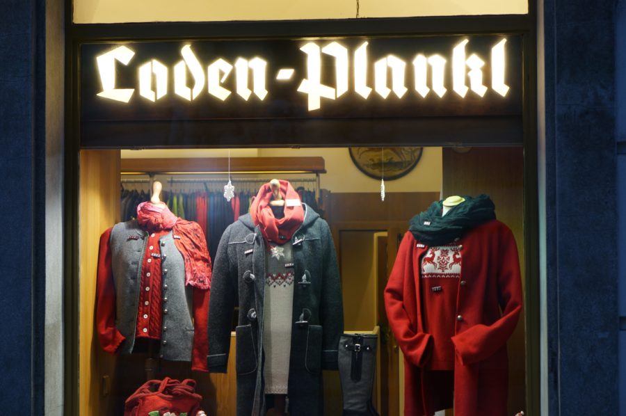 The best store for traditional Viennse clothing, Loden-Plankl