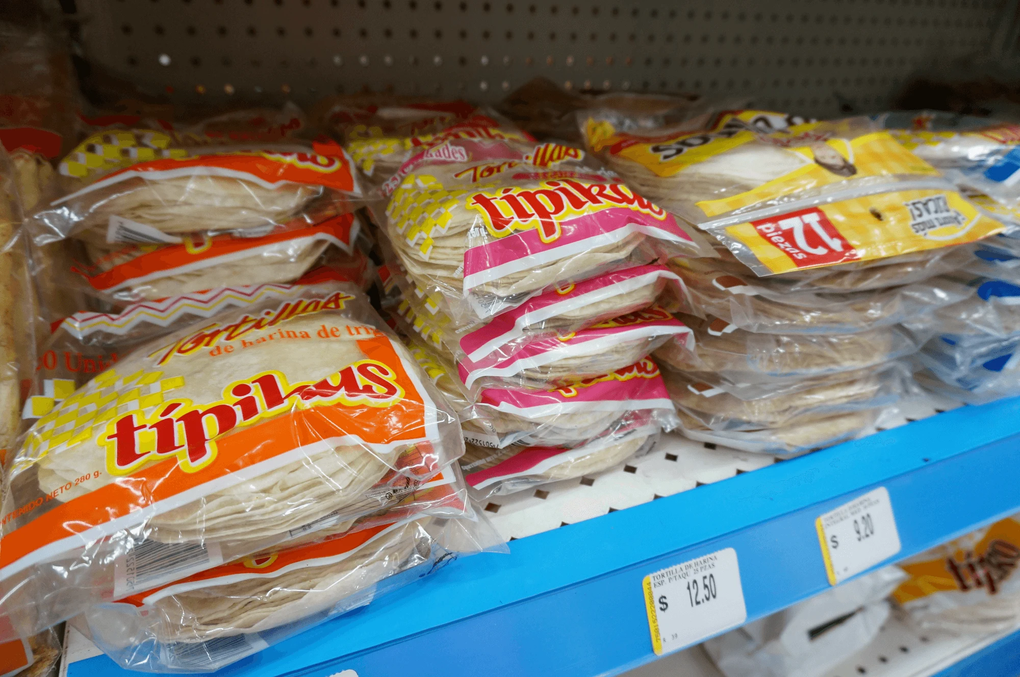 cheap Mexican supermarket souvenirs, what to buy at a supermarket in Mexico tortillas