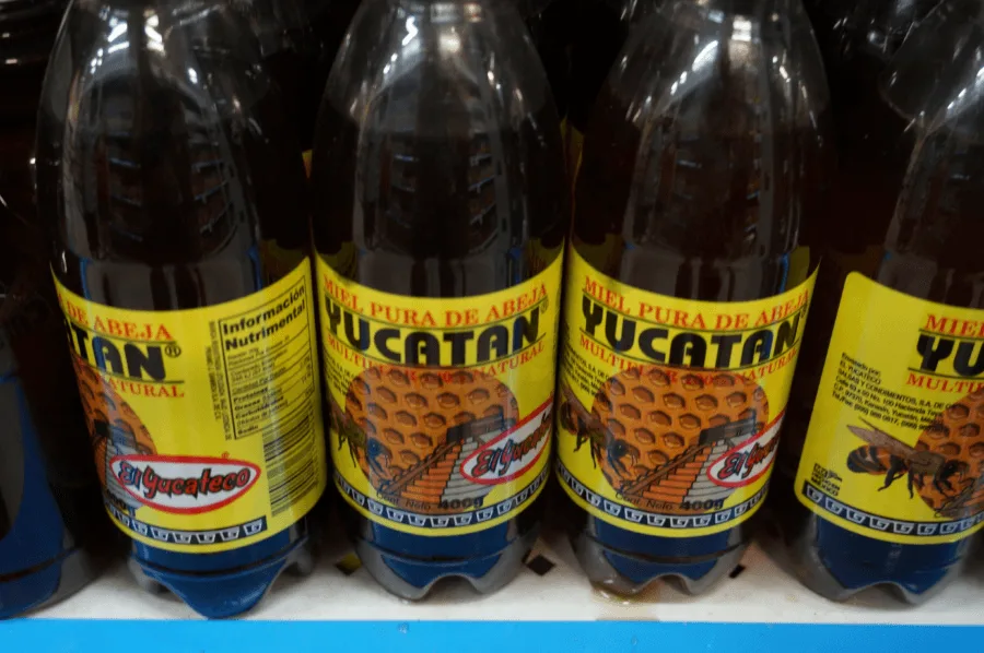 Mexican honey souvenir from a Mexican supermarket.