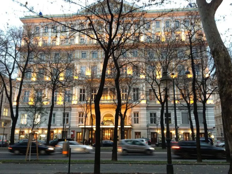 Hotel Imperial in Vienna exterior best hotel
