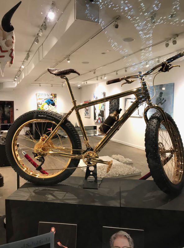 gold bike 24 karat aspen