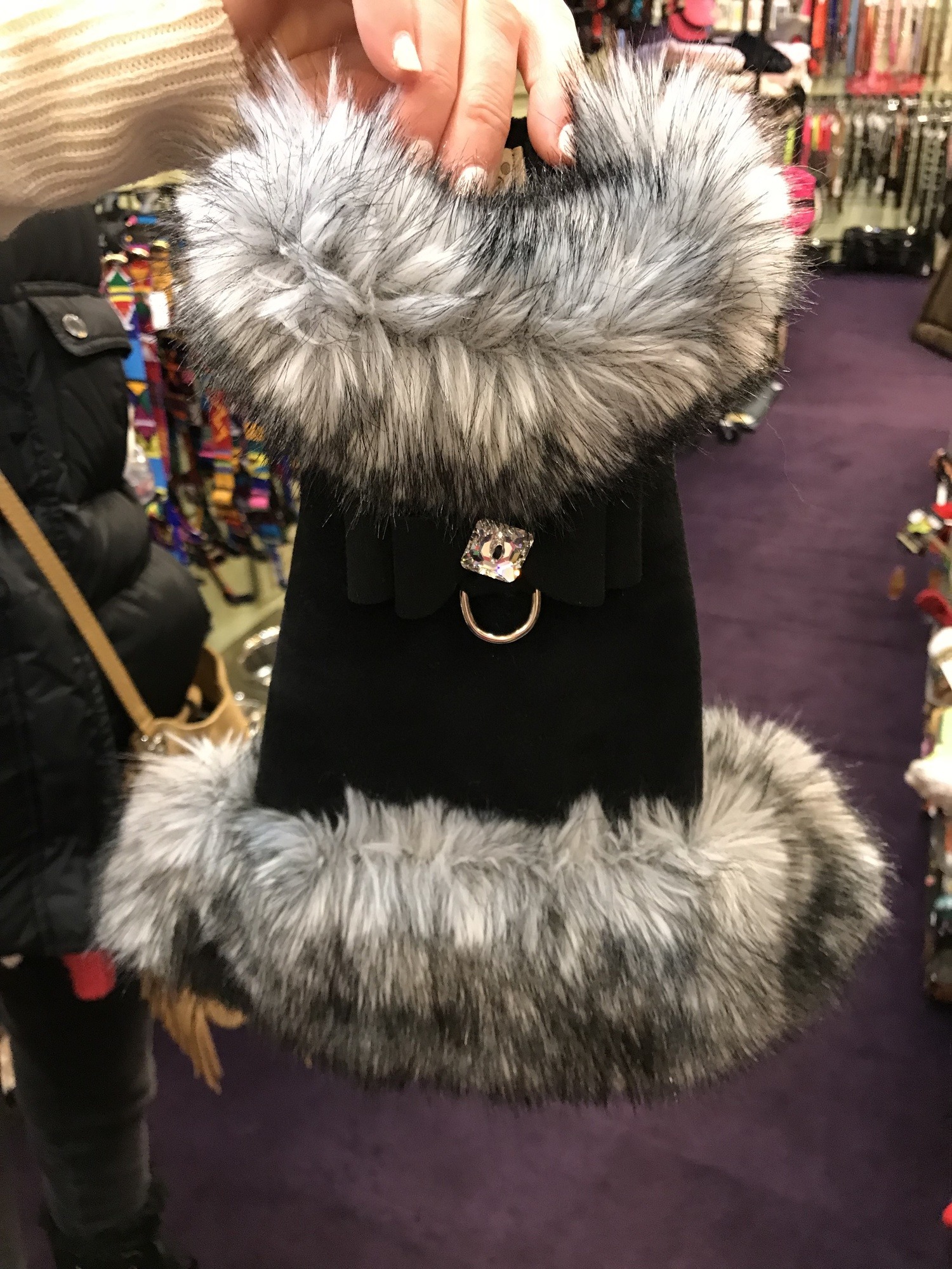 apsen dog boutique fur coat