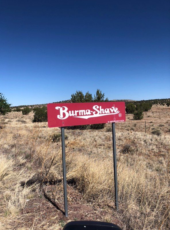 burma shave route 66 arizona