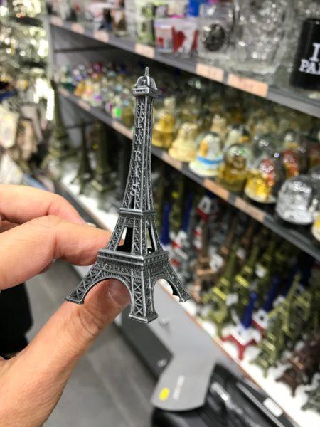 mini eiffel tower souvenir paris