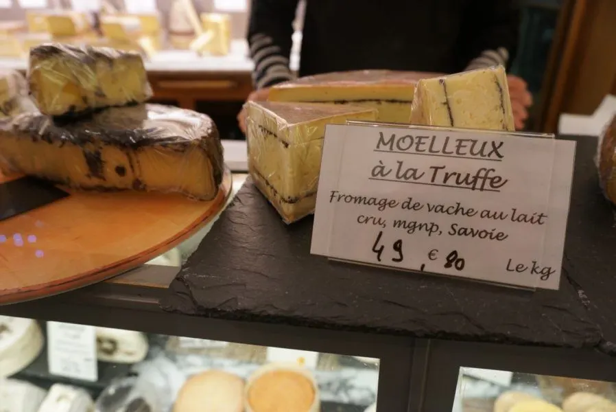 truffle cheese paris france cheese shop