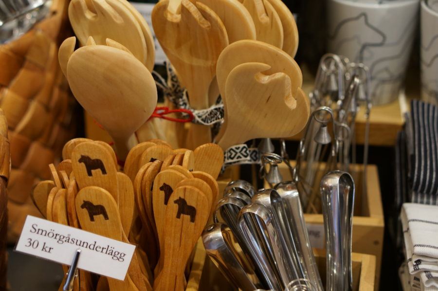 wooden spoon souvenir sweden