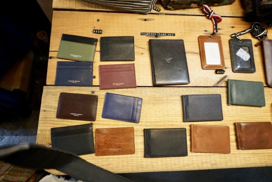 embossed leather wallets artist and fleas nyc 