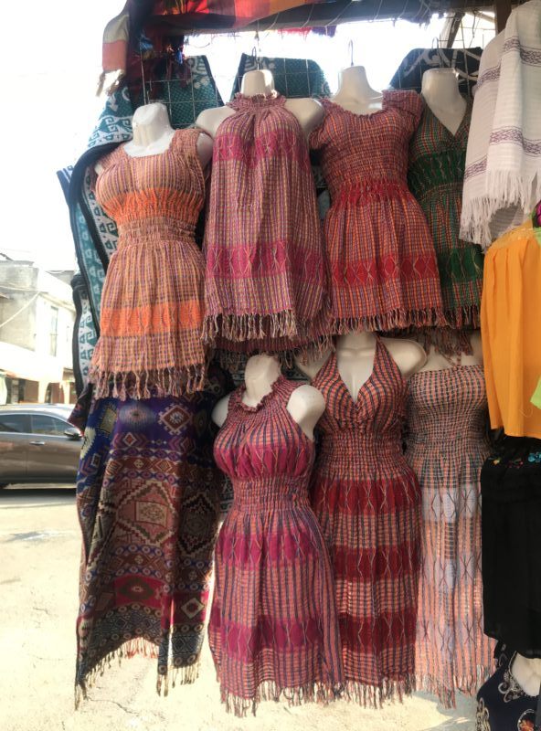 cheap dresses La Ciudedela market bargain shopping for souvenirs