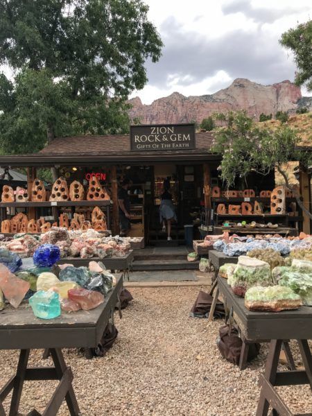 Best Souvenir Shopping at Zion National Park, gemstones and rocks